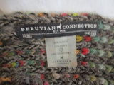 PERUVIAN CONNECTION ALPACA WOOL Fringe Scarf 85x10