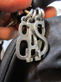 AS98 Purse Bag Sling Leather Crossbody Moto Punk Biker Goth AS 98