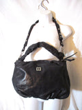 AS98 Purse Bag Sling Leather Crossbody Moto Punk Biker Goth AS 98