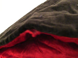 Vintage Reversible CAPE Adult Costume Cosplay Disguise Halloween Superhero BLACK RED