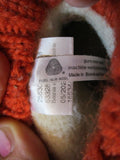 Preschool Toddler Kids GARNET HILL BOILED WOOL PANDA BEAR SLIPPER BOOT8