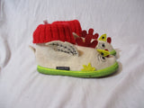 Preschool Toddler Kids GARNET HILL BOILED WOOL CHICKEN ROOSTER SLIPPER BOOT 1
