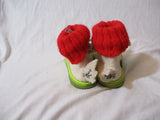 Preschool Toddler Kids GARNET HILL BOILED WOOL CHICKEN ROOSTER SLIPPER BOOT 1