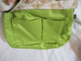 COACH Signature Logo 2 Way 19868 Handbag Tote SHOULDER BAG Jacquard Canvas Leather