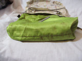 COACH Signature Logo 2 Way 19868 Handbag Tote SHOULDER BAG Jacquard Canvas Leather