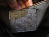 COACH Signature Logo F10659 Handbag Tote SHOULDER BAG Jacquard Canvas Leather