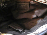 COACH Signature Logo F10659 Handbag Tote SHOULDER BAG Jacquard Canvas Leather