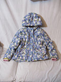 Kids MINI BODEN BUNNY RABBIT Fall Winter Hoodie Hooded Jacket Moto Coat 8-9