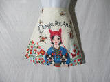 2017 GUCCI L'AVEUGLE PAR AMOUR Girl Pug Dog Butterfly Mini Skirt AMAZING RARE!