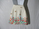 2017 GUCCI L'AVEUGLE PAR AMOUR Girl Pug Dog Butterfly Mini Skirt AMAZING RARE!