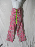 Womens VINEYARD VINES COTTON CRAB Pajama Pant Lounge S PINK