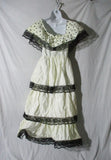 Vintage POLKA DOT Flashy Flapper Halloween Fancy Dress Costume L 9-12