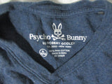 Set 2 YOUTH PSYCHO BUNNY ROBERT GODLEY Tee T-Shirt Short Sleeve Blue 7/8 10/12