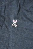 Set 2 YOUTH PSYCHO BUNNY ROBERT GODLEY Tee T-Shirt Short Sleeve Blue 7/8 10/12