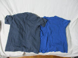 Set 2 YOUTH PSYCHO BUNNY ROBERT GODLEY Tee T-Shirt Short Sleeve Blue 7/8 10/12
