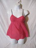 NEW NIP MARNI Tank Short Shorts Cotton Intimate Lingerie Romper Set Cute Pink Italy 1