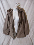 UGG KOOLABURRA Full Zip FleeceJACKET Coat S/P/C BEIGE Warm Hoodie Womens