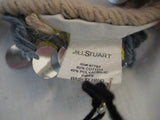 NWT NEW JILL STUART BELT ESMERALD Made in USA FRINGE TASSELS ROPE SEQUIN