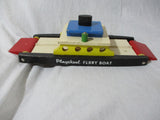 Vintage PLAYSKOOL FERRY BOAT Set Blocks Toy Toddler Preschool