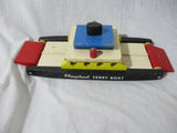 Vintage PLAYSKOOL FERRY BOAT Set Blocks Toy Toddler Preschool