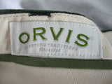 Mens ORVIS Candy Cane Christmas Holiday Corduroy Pants 36 X 33 Green