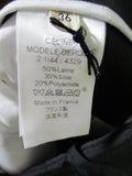 NWT NEW CELINE Pleated Wool Silk TROUSER Pant 36 Luxury Formal BLACK Culotte