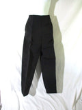 NWT NEW CELINE Pleated Wool Silk TROUSER Pant 36 Luxury Formal BLACK Culotte
