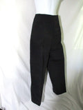 NWT NEW CELINE Pleated Wool Silk TROUSER Pant 36 Luxury Formal BLACK Culotte