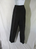 NWT NEW CELINE Pleated Wool Silk TROUSER Pant 36 Luxury Formal BLACK Culotte