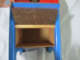 Vintage PLAYSKOOL U.S. MAIL POSTAL STATION Set Blocks Mailbox Toy Toddler Preschool