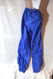 NEW REI Nylon Pant Trousers L Blue Hiking Camping Outdoor Rain Convertible Travel Pack