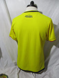Mens ECUADOR F.E.F. Sports Football Soccer Jersey L YELLOW Shirt Top
