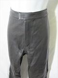 NWT NEW PIETY LEATHER Panel Trouser PANTS 36 BLACK Womens
