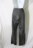 NWT NEW PIETY LEATHER Panel Trouser PANTS 36 BLACK Womens