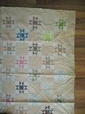 Vintage Antique Handmade AMISH 84 X 72" STAR QUILT Blanket Throw Bedspread Cover Bedroom