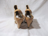 NEW MAISON MARTIN MARGIELA WEDGE SHEATH SANDAL Shoe 36 BEIGE NUDE