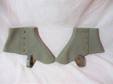Vintage Military SPATS Steampunk Wool Gaiters Smart Protective Ankle Togs 11