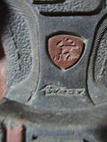 MR. X WEST Leather USA FLAG COWBOY WESTERN RIDING Boots 13.5 /31 Patriot Rocker