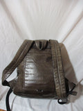 FRYE All Leather BACKPACK Shoulder Rucksack Travel BAG BROWN Boho