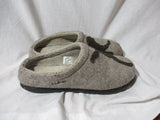 L.L. BEAN Wool DOG SILHOUETTE Clogs Shoe GRAY 10 Boho