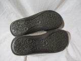 L.L. BEAN Wool DOG SILHOUETTE Clogs Shoe GRAY 10 Boho