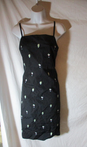 brooks brothers embroidered dress Floral-Embroidered Cotton Eyelet Dress