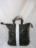 NWT NEW DRIES VAN NOTEN Camo Leather Tote Bag Purse