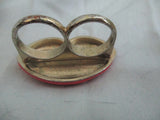 RED LIPSTICK LIPS MOUTH KISS KNUCKLE Ring Novelty Sz 6/ 6.5