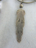 Native 925 STERLING SILVER DREAM CATCHER FEATHER EARRING Jewelry Southwestern Boho