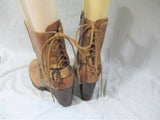 BED STU 4600 Rustic Steampunk LEATHER Ankle BOOTS Bootie Bench Made 10