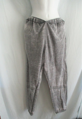 NEW Free People FP MOVEMENT Drawstring Ruched Sweatpant Yoga Pant Athletic Lounge Jogger M GRAY GREY