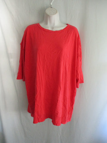 NEW WE THE FREE PEOPLE Tee 100% Cotton T-Shirt Top M WATERMELON