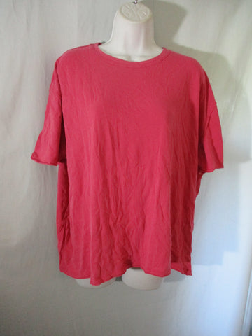 NEW WE THE FREE PEOPLE Tee 100% Cotton T-Shirt Top S PINK