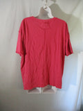 NEW WE THE FREE PEOPLE Tee 100% Cotton T-Shirt Top S PINK